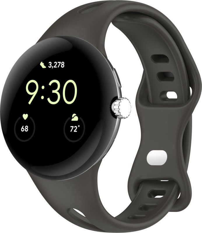 Jednobarevný náhradní řemínek Google Pixel Watch Barva náramku: Šedo-hnědá