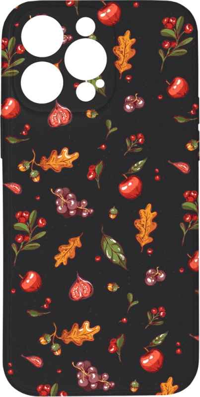 Kryt Podzimní nadílka černý pro iPhone 15 Pro
