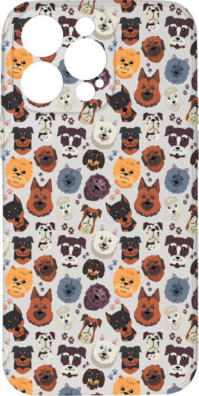 Kryt Psí hlavy pro iPhone 15 Pro