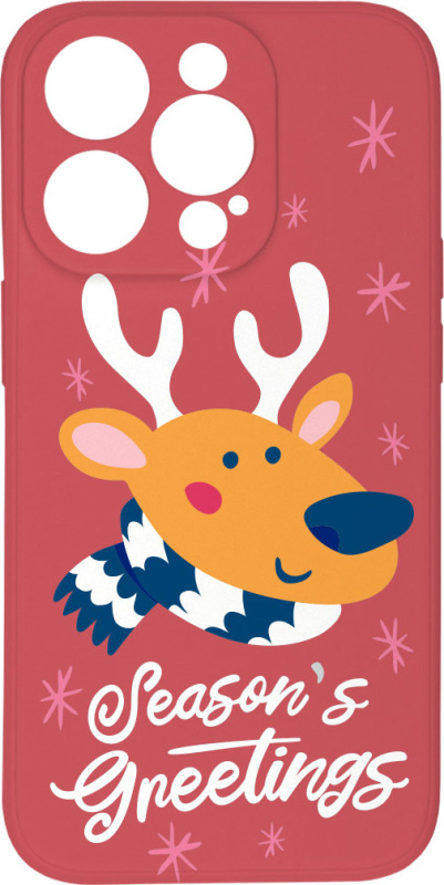 Kryt Vánoční sob pro iPhone 15 Pro