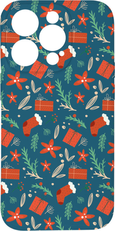 Kryt Vánoční elementy 2 pro iPhone 15 Pro