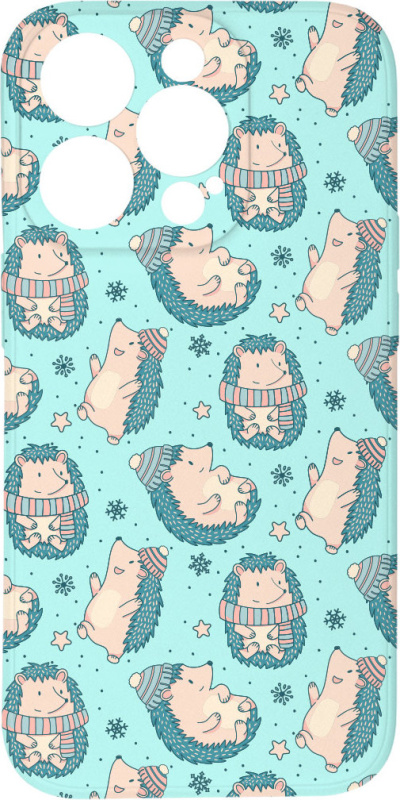 Kryt Ježek se šálou pro iPhone 15 Pro