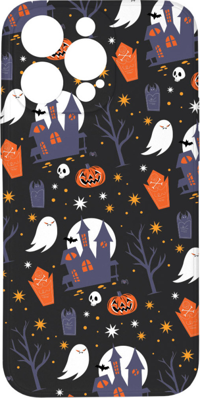 Kryt Strašidelný dům pro iPhone 15 Pro Max