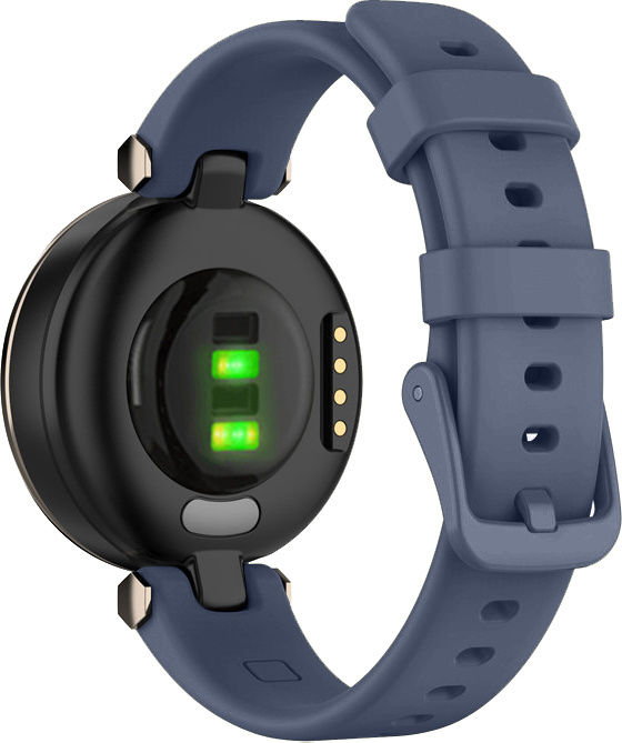 Silikonový řemínek s přezkou pro Garmin Lily Barva náramku: Šedo-modrá