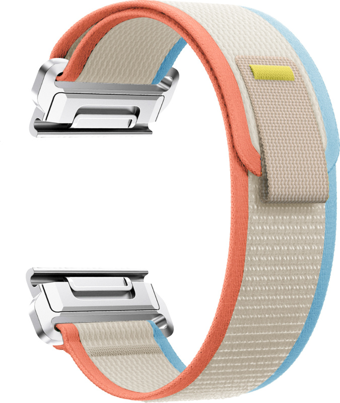 Nylonový řemínek se stahovacím poutkem 26mm Barevná varianta: Šedo-modro-červený