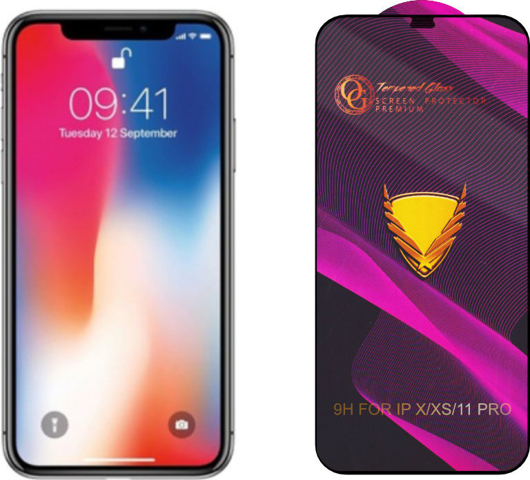 3D Ochranné tvrzené sklo na iPhone XS