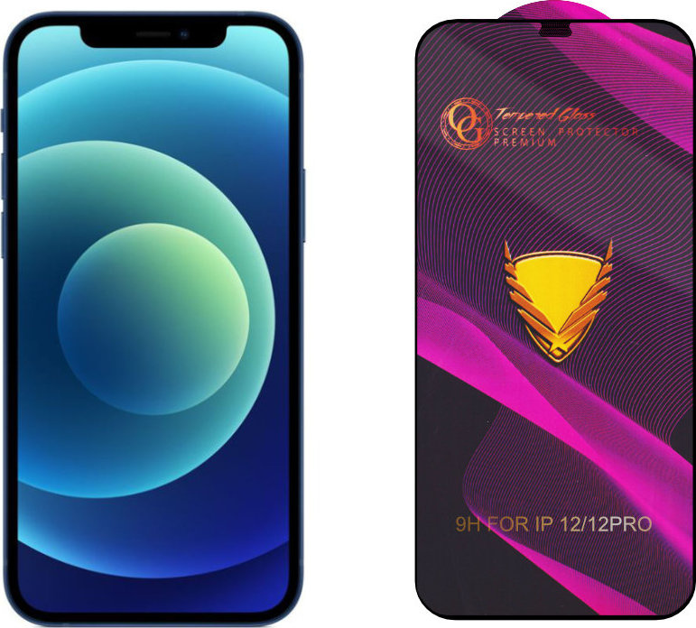 3D Ochranné tvrzené sklo na iPhone 12 Pro