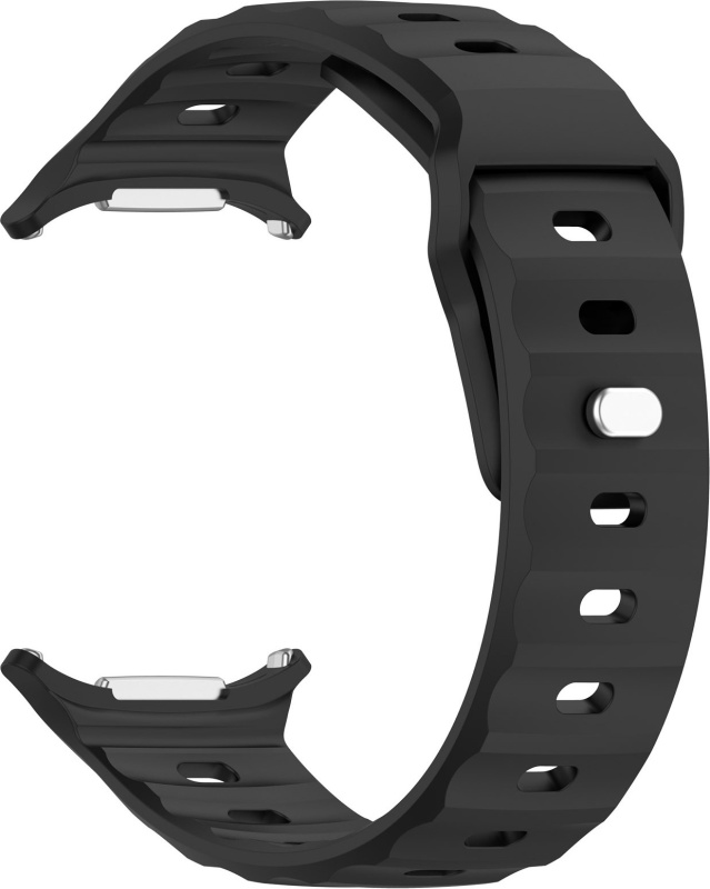 Jednobarevný řemínek pro Samsung Galaxy Watch Ultra Barva náramku: Černá