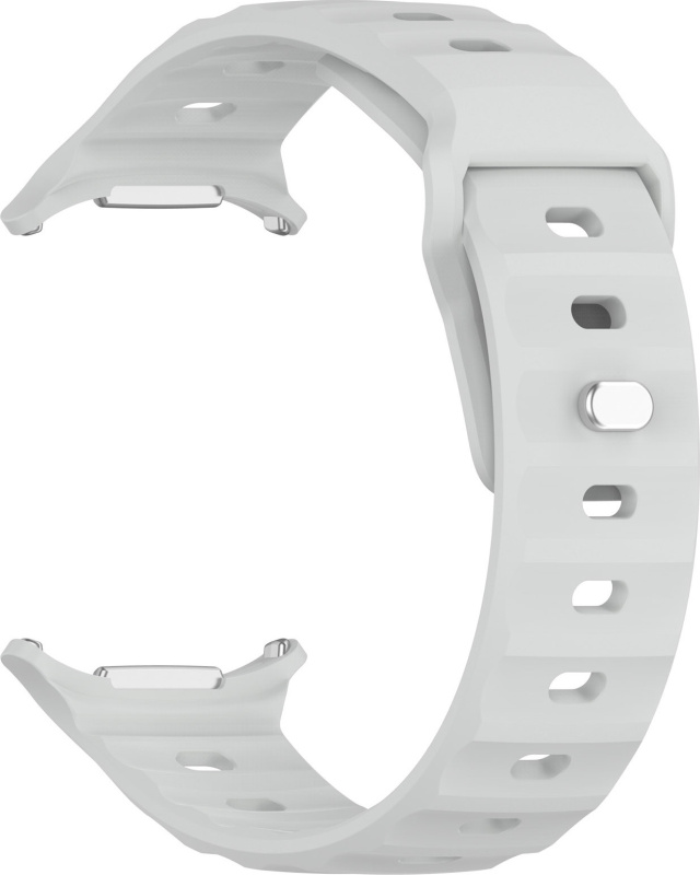 Jednobarevný řemínek pro Samsung Galaxy Watch Ultra Barva náramku: Šedá