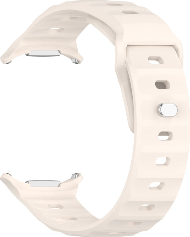 Jednobarevný řemínek pro Samsung Galaxy Watch Ultra Barva náramku: Slonová kost