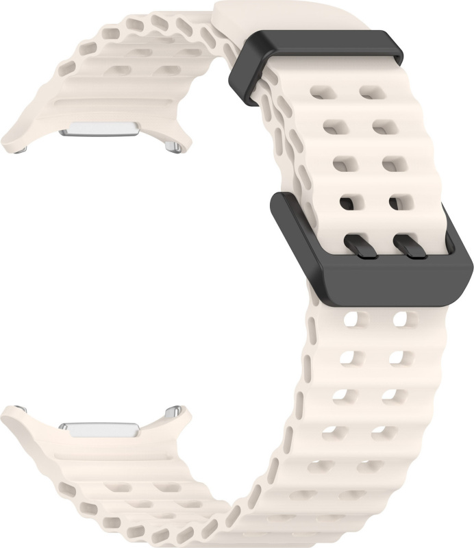 Perforovaný řemínek pro Samsung Galaxy Watch Ultra Barva náramku: Slonová kost