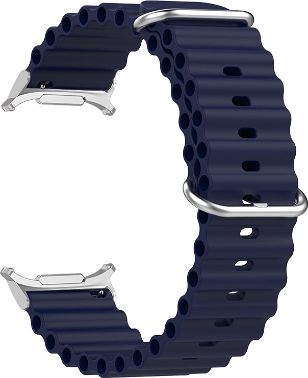 Vroubkovaný řemínek pro Samsung Galaxy Watch Ultra Barva náramku: Tmavě modrá