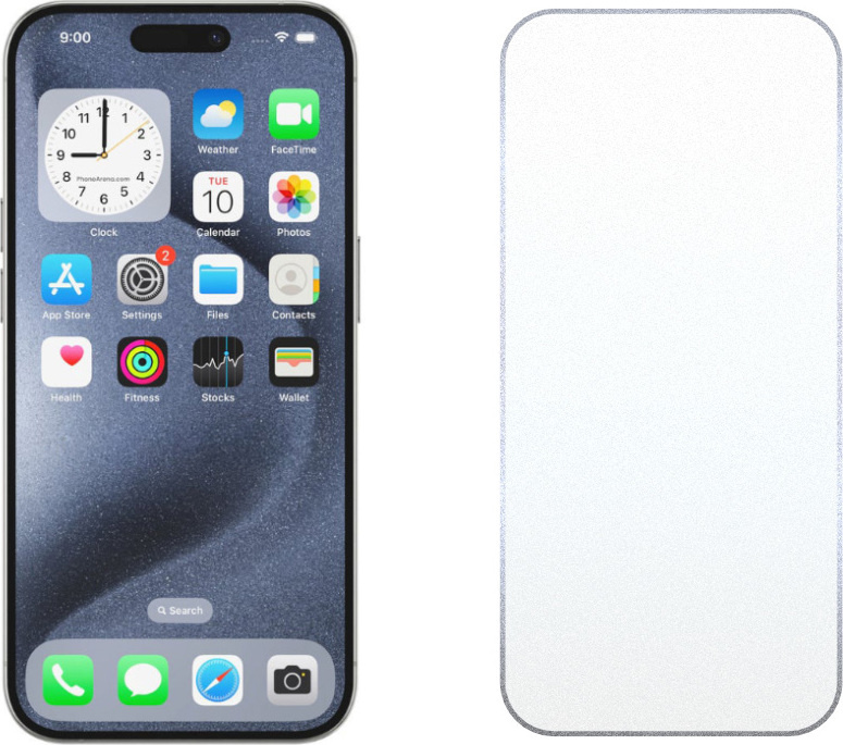 2.5D Ochranné tvrzené sklo na iPhone 16 Pro