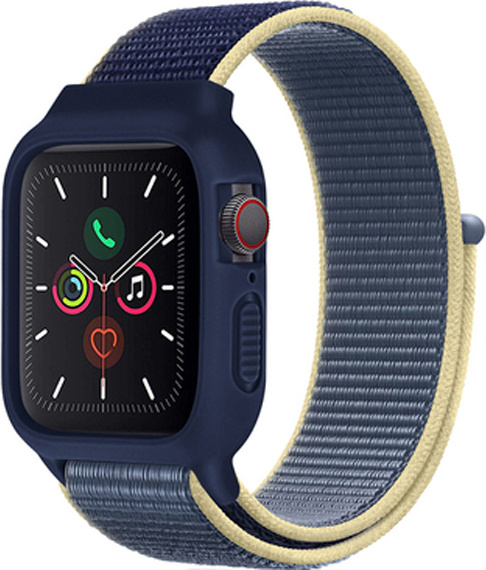 Nylonový set 2v1 pro Apple Watch 38/40/41/42(S10)mm Barevná varianta: Aljašská Modrá