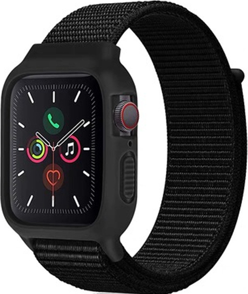 Nylonový set 2v1 pro Apple Watch 38/40/41/42(S10)mm Barevná varianta: Černá