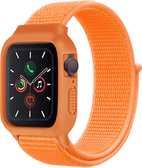 Nylonový set 2v1 pro Apple Watch 42/44/45mm Barevná varianta: Oranžová