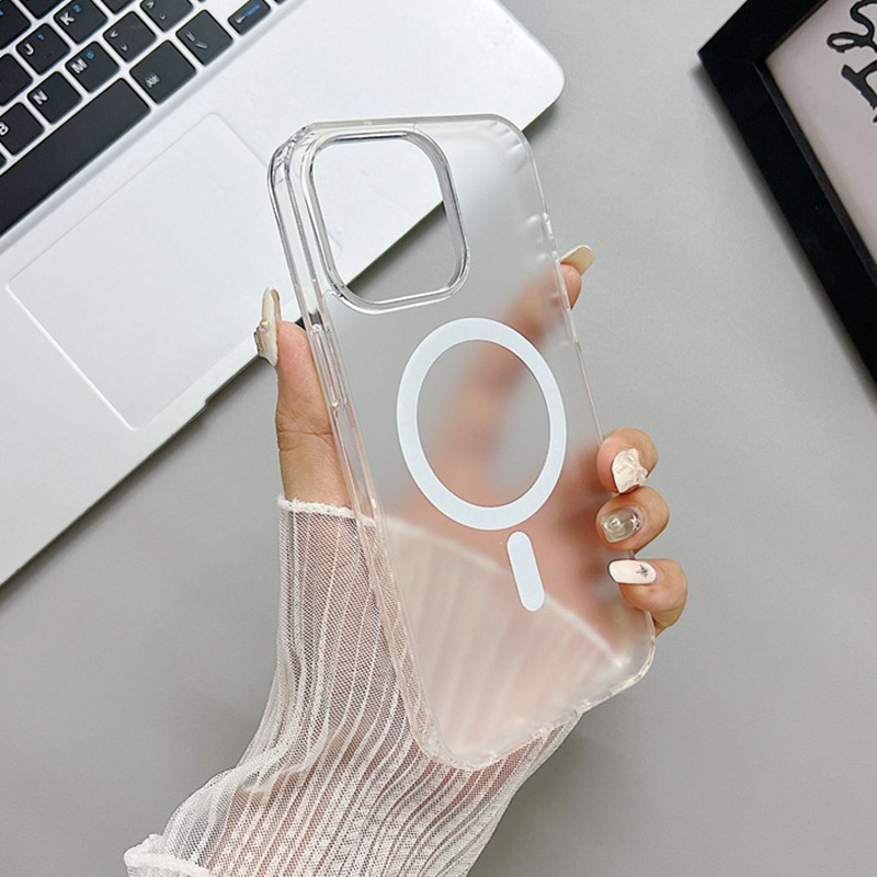 Magsafe průhledně bílý kryt pro iPhone 16