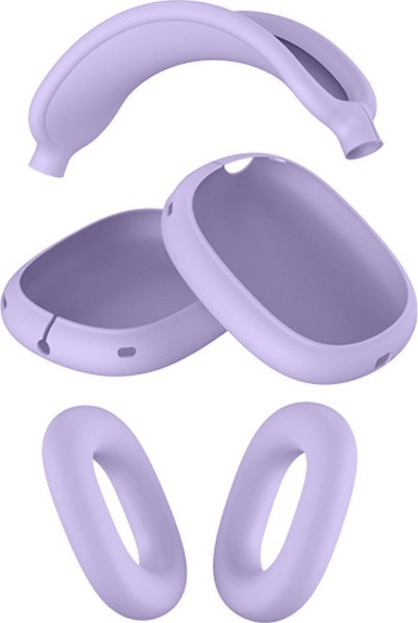 Silikonový set 3v1 pro Airpods Max Barva: Lila