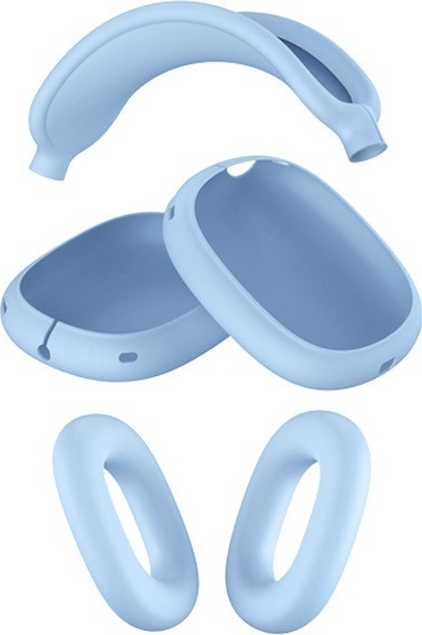 Silikonový set 3v1 pro Airpods Max Barva: Modrá