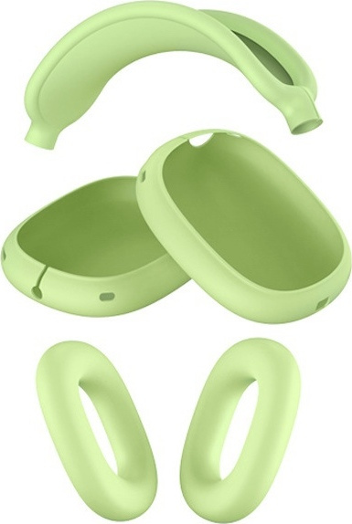 Silikonový set 3v1 pro Airpods Max Barva: světle zelená