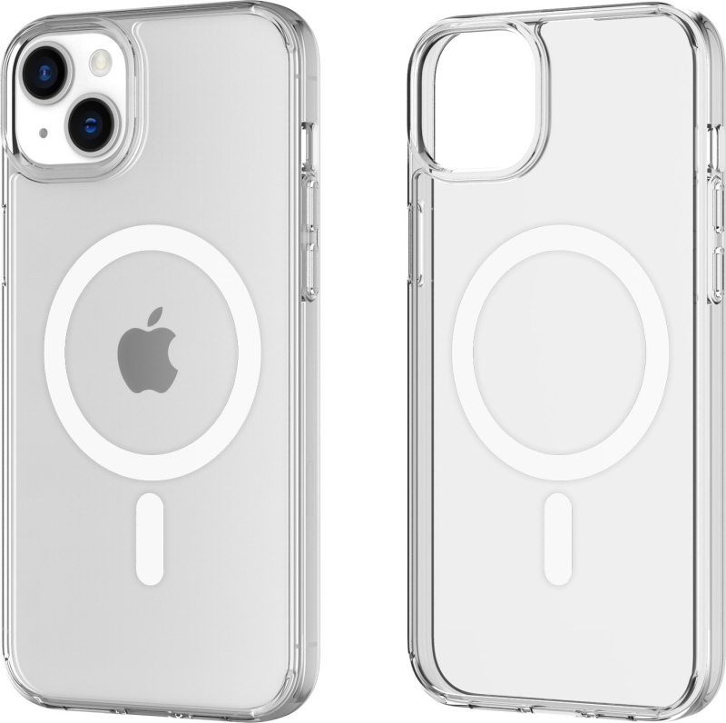 Průhledný tvrzený MagSafe kryt na iPhone 14 Plus