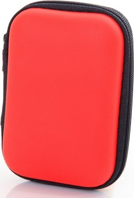 Cestovní barevné úložné pouzdro Barva náramku: Červená