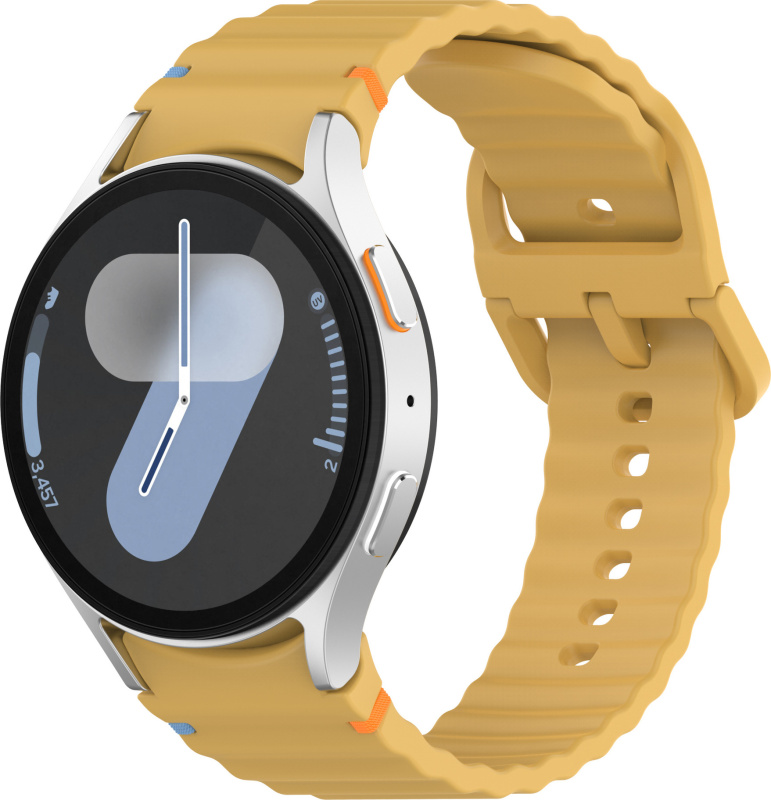 Vroubkovaný řemínek pro Samsung Galaxy Watch 7 Barva náramku: Žluto-oranžová