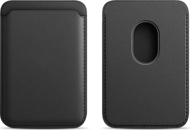 Magsafe magnetická koženková peněženka na telefon Barva: Černá