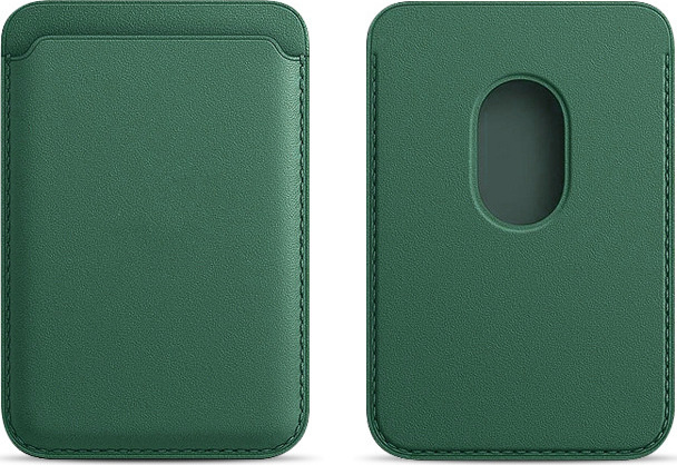 Magsafe magnetická koženková peněženka na telefon Barva: Zelená