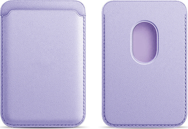 Magsafe magnetická koženková peněženka na telefon Barva: Lila