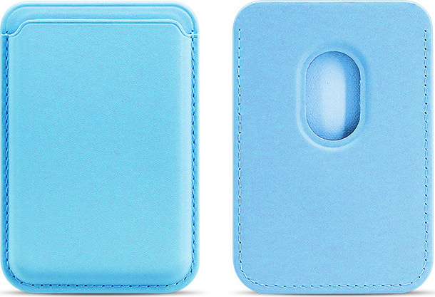 Magsafe magnetická koženková peněženka na telefon Barva: Nebesky modrá