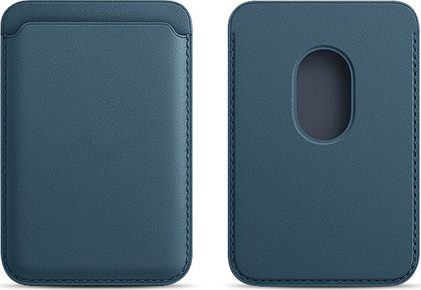 Magsafe magnetická koženková peněženka na telefon Barva: petrolejová