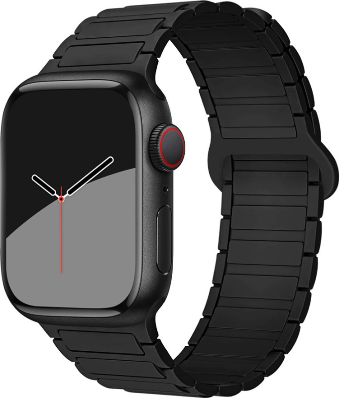 Dvojbarevný magnetický řemínek pro Apple Watch 38/40/41/42(S10)mm Barva: černý