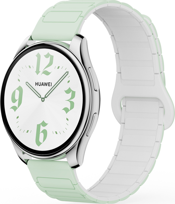 Dvojbarevný magnetický řemínek 20mm Barva: Mentolovo-bílý