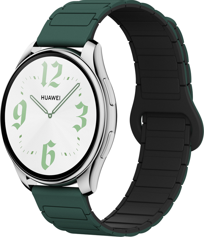 Dvojbarevný magnetický řemínek 20mm Barva: Tmavězeleno-černý