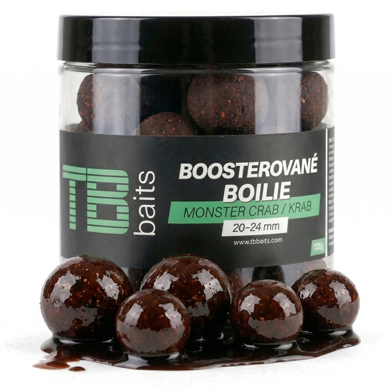 Tb baits boosterované boilie monster crab 120 g 20-24 mm