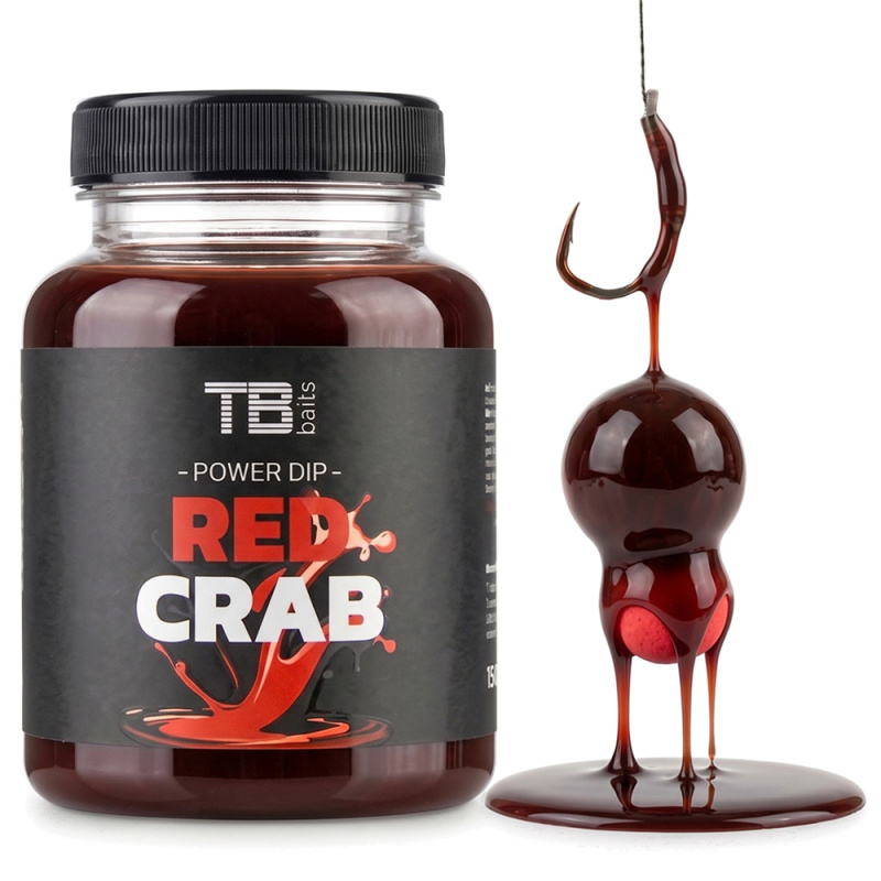 Tb baits power dip red crab 150 ml