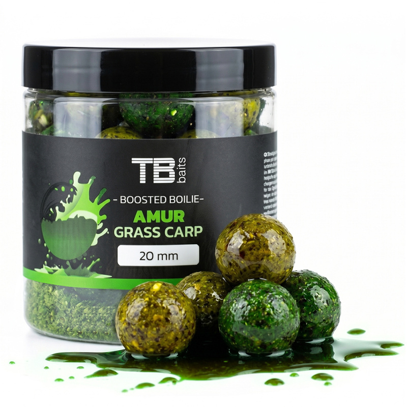 Tb baits boosterované boilie amur 120 g - 20 mm