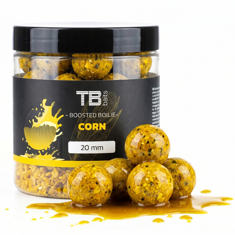 Tb baits boosterované boilie corn 120 g - 20 mm