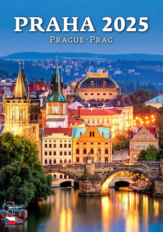 Praha 2025 - nástěnný kalendář -  Autor Neuveden