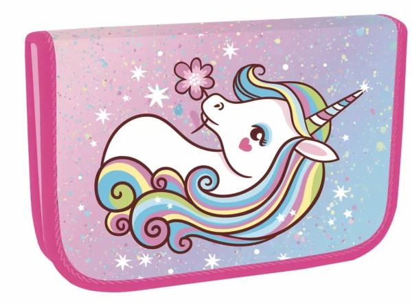 Školní penál jednopatrový Unicorn Helma 365