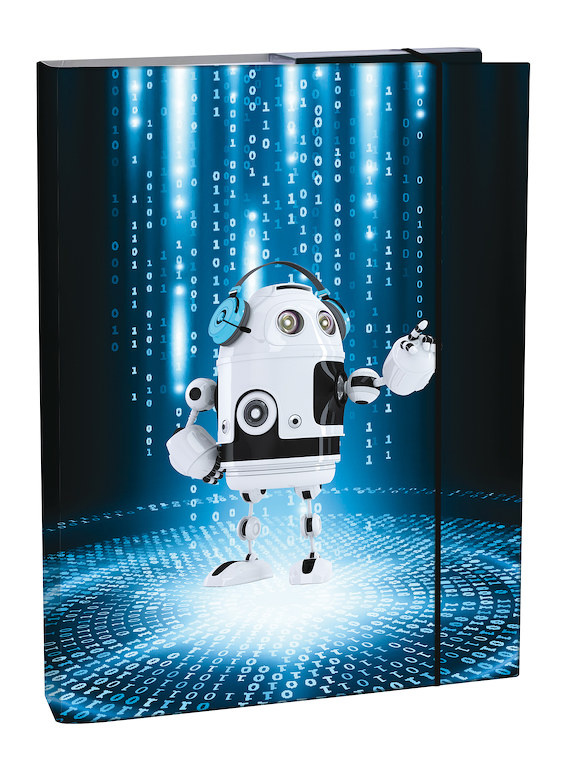 Box na sešity A5 Funny Robots Helma 365