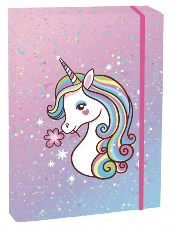 Box na sešity s klopou A5 Unicorn Helma 365