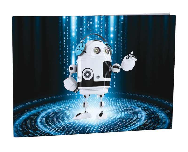 Desky na číslice Funny Robots Helma 365