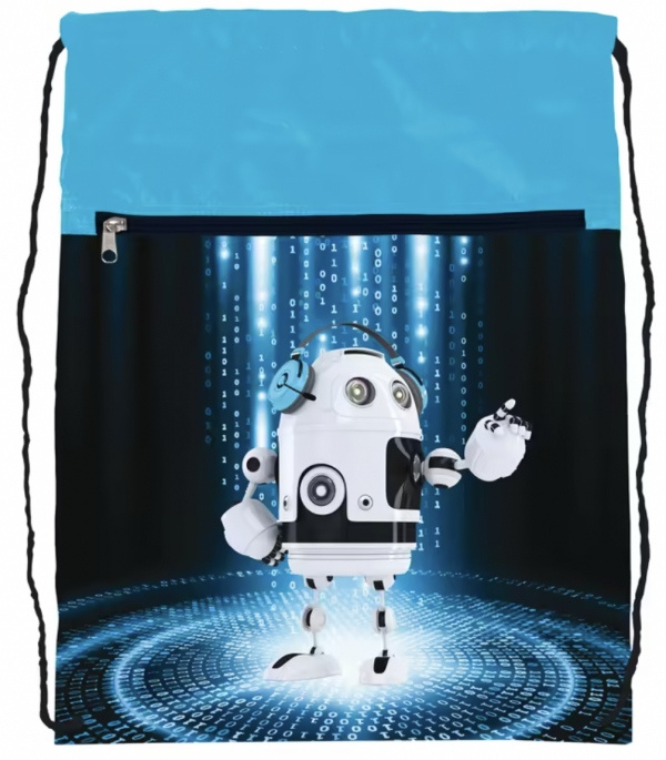Sáček na tělocvik Funny Robots Helma 365