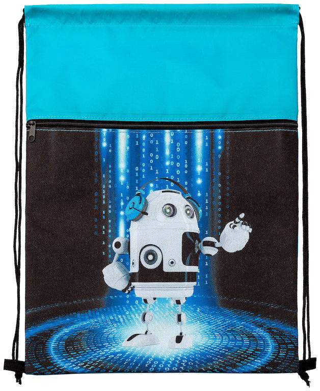 Sáček na tělocvik Funny Robots Helma 365