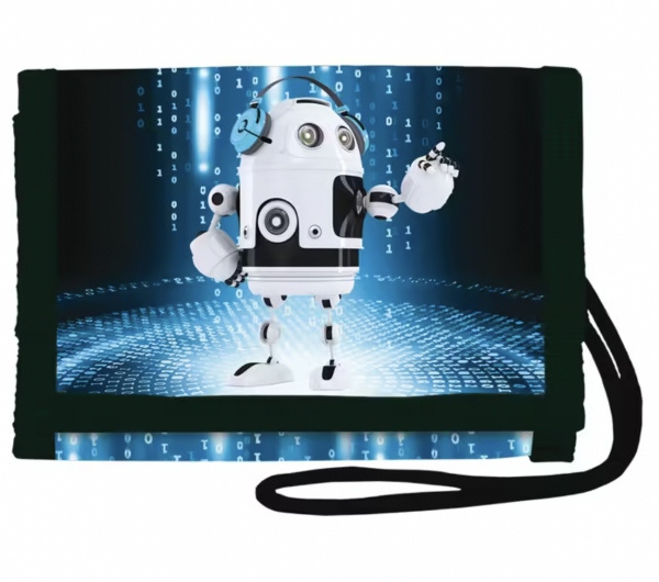 Peněženka na krk Funny Robots Helma 365