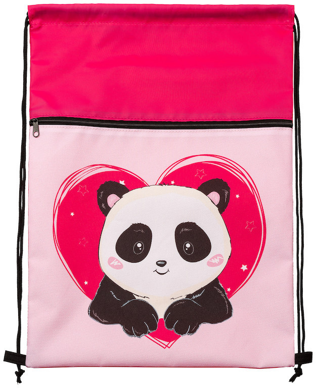 Sáček na tělocvik Panda Love Helma 365