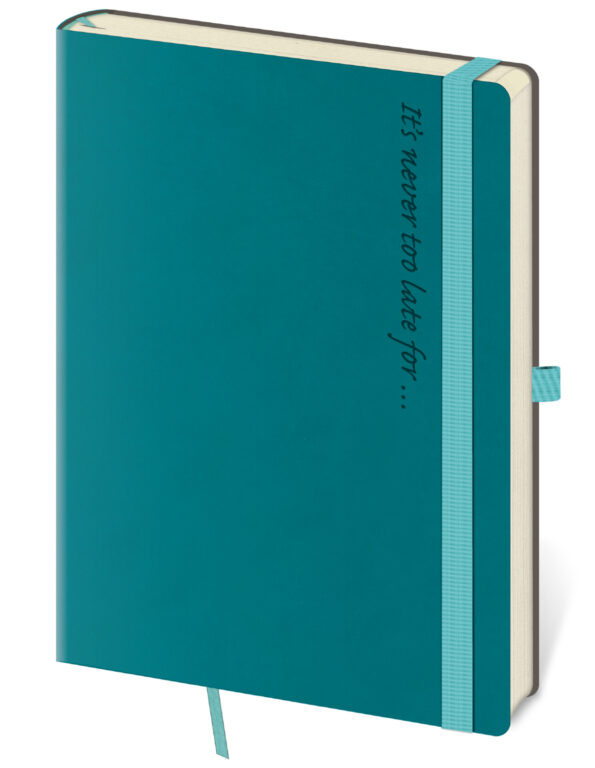 Zápisník Flexies Blue Petrol tečkovaný L