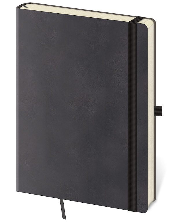 Zápisník Flexies Grey tečkovaný L